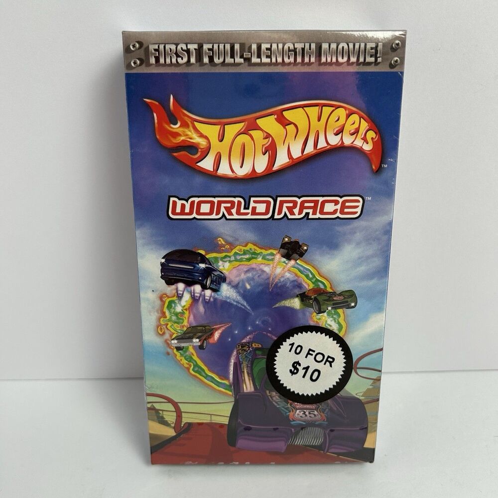 Hot Wheels World Race VHS Factory Sealed 2003 Highway 35 Full Length Movie Rare